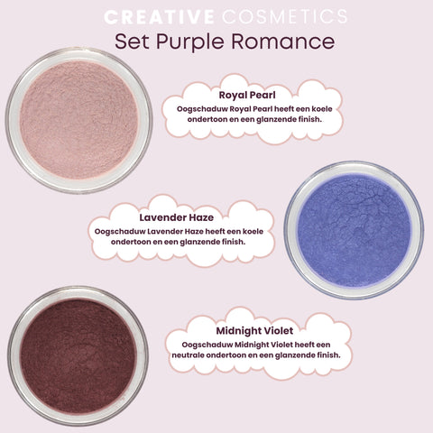 Set d'ombres à paupières Purple Romance